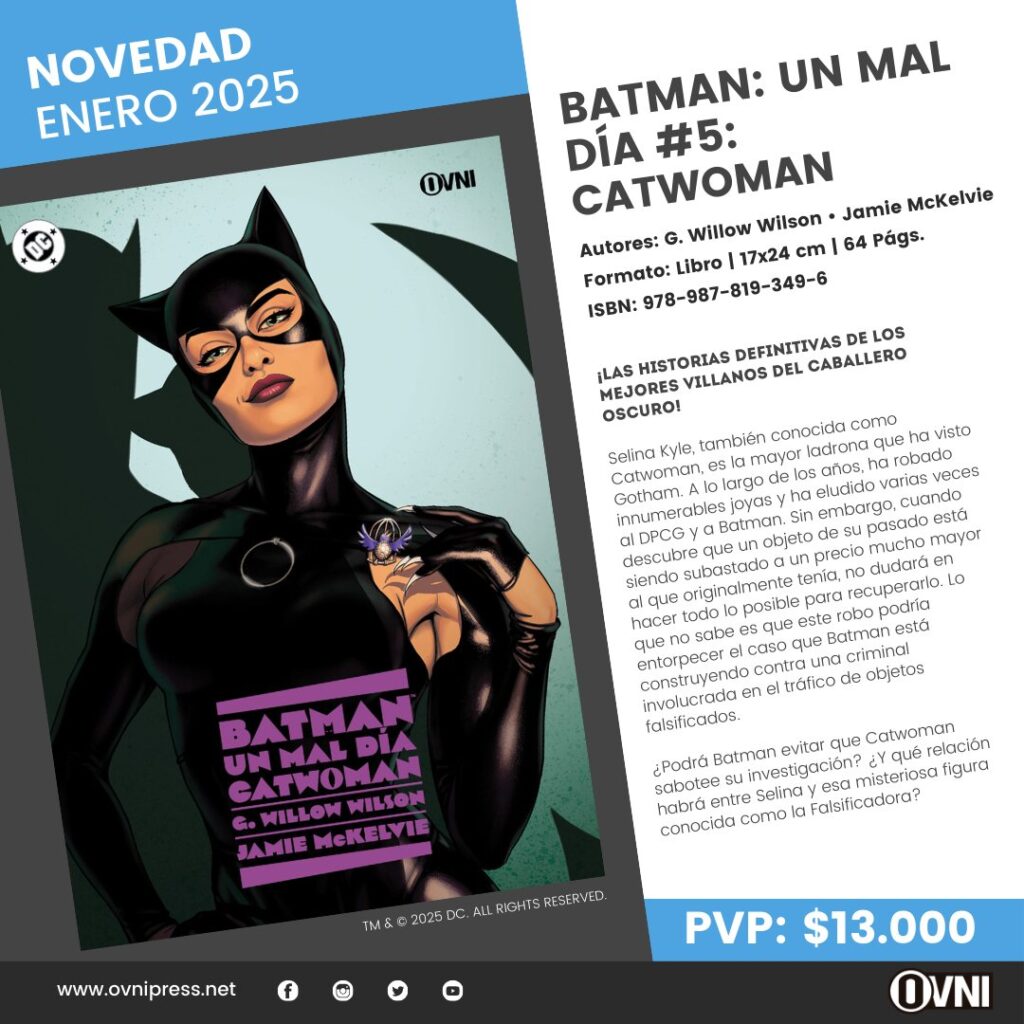 Anuncio Batman Un Mal Dia Vol. 5 Catwoman