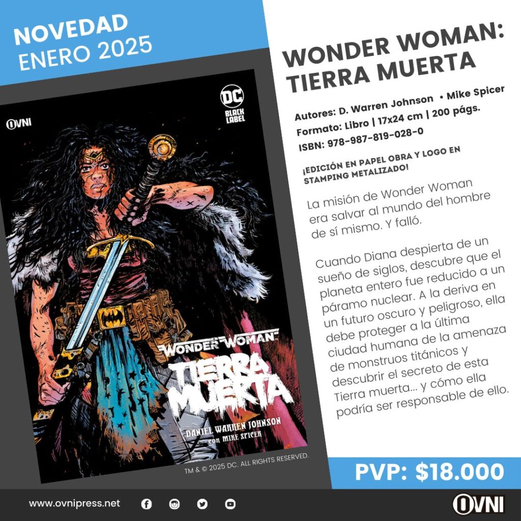 Anuncio Wonder Woman Tierra Muerta