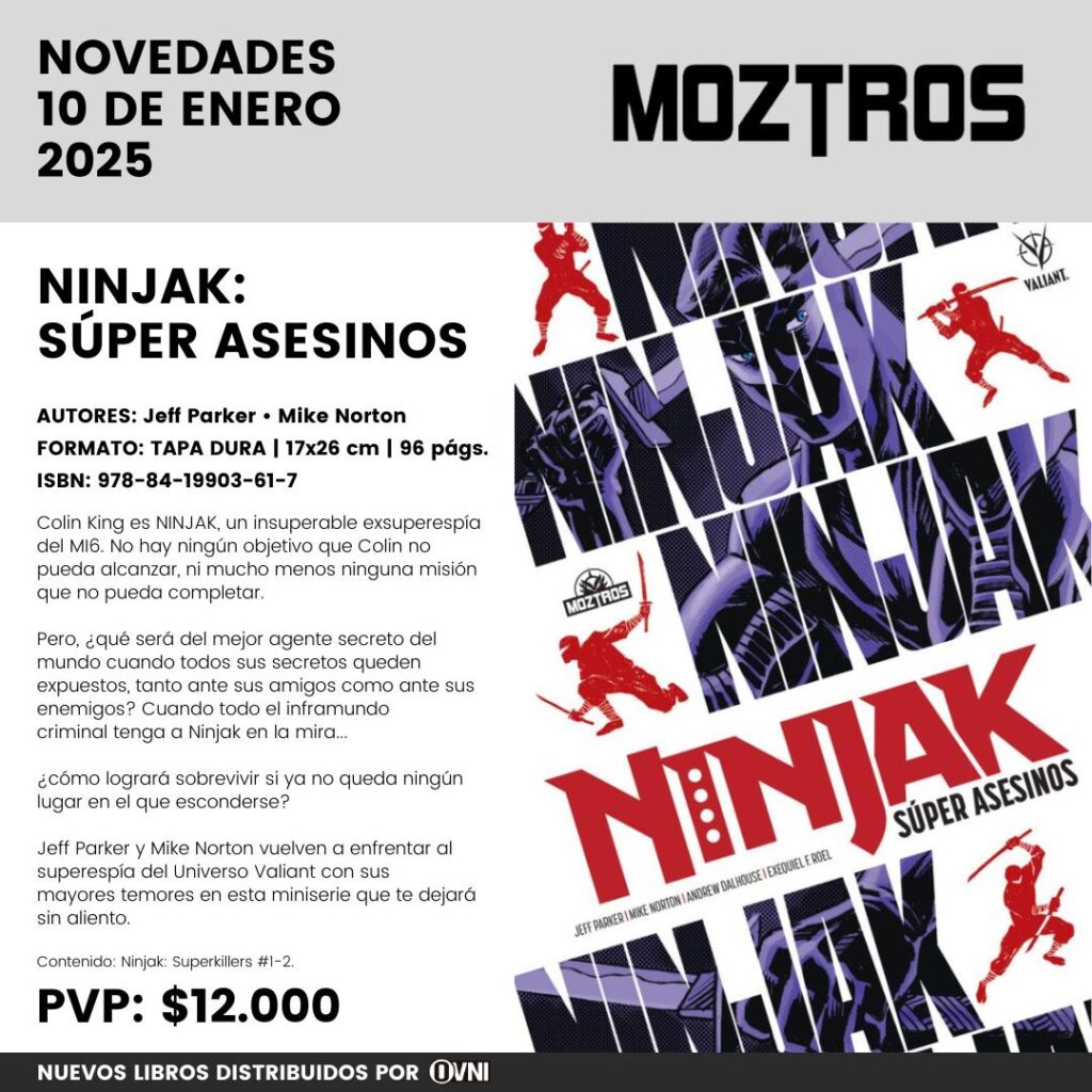 Lanzamiento Ninjak Super Asesinos