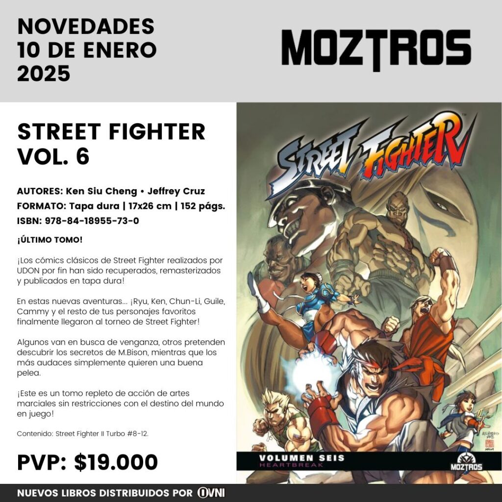 Lanzamiento Street Fighther Vol. 6