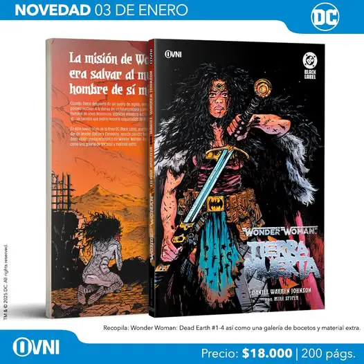 Lanzamiento Wonder Woman Tierra Muerta