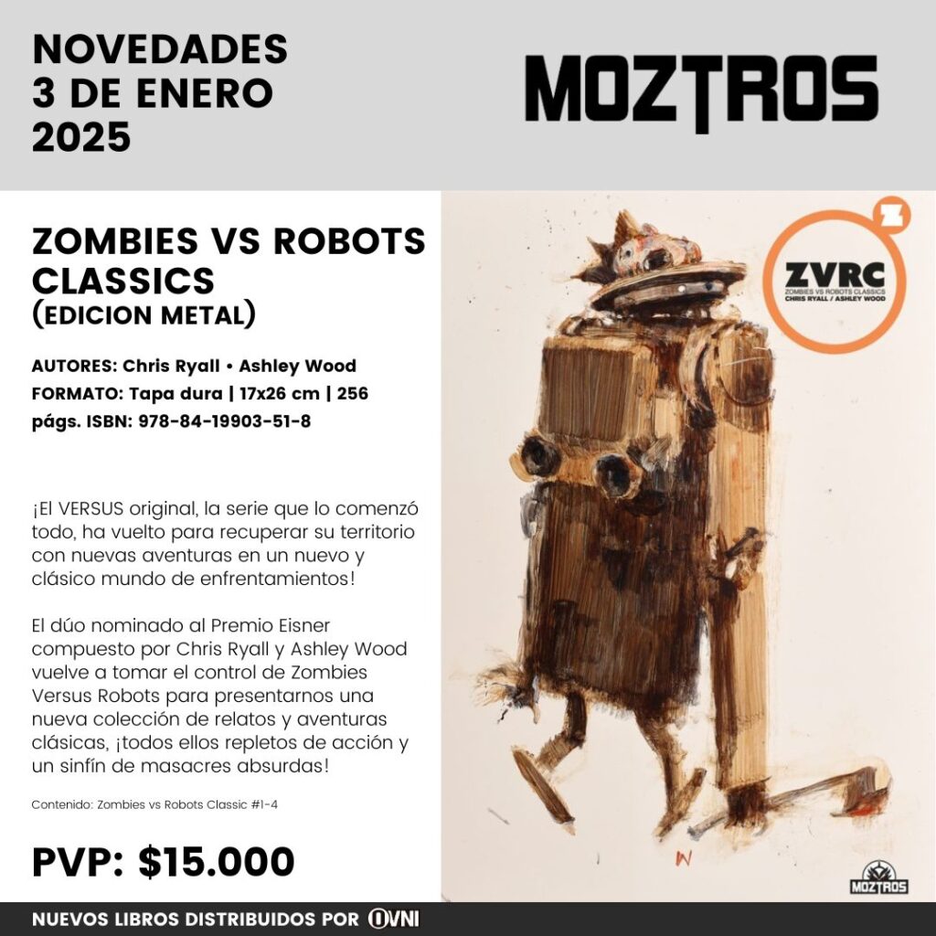 Lanzamiento Zombies Vs Robots Classics Edicion Metal