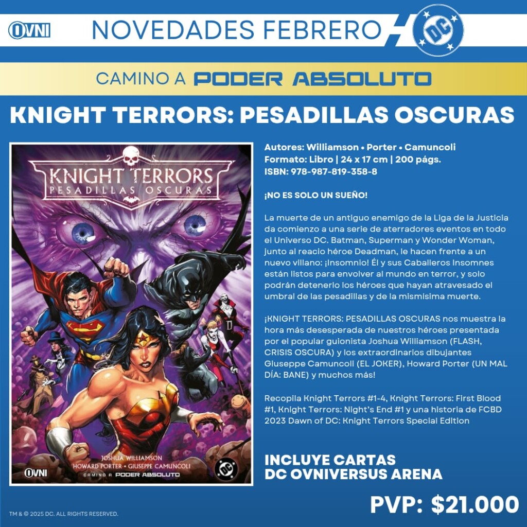 Anuncio Camino a Poder Absouto Knight Terrors Pesadillas Oscuras