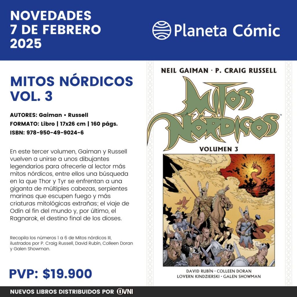 Anuncio Mitos Nordicos Vol. 3