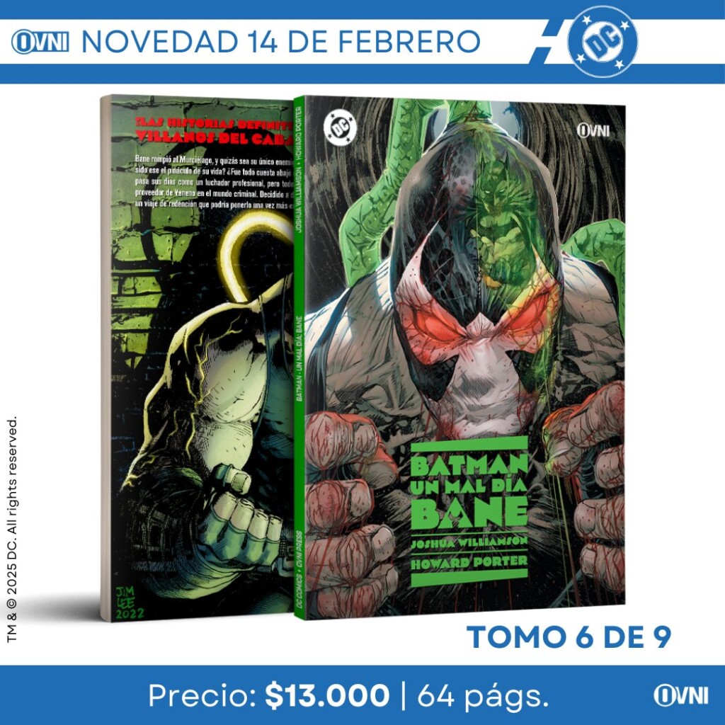 Lanzamiento Batman Un Mal Dia Vol. 6 Bane