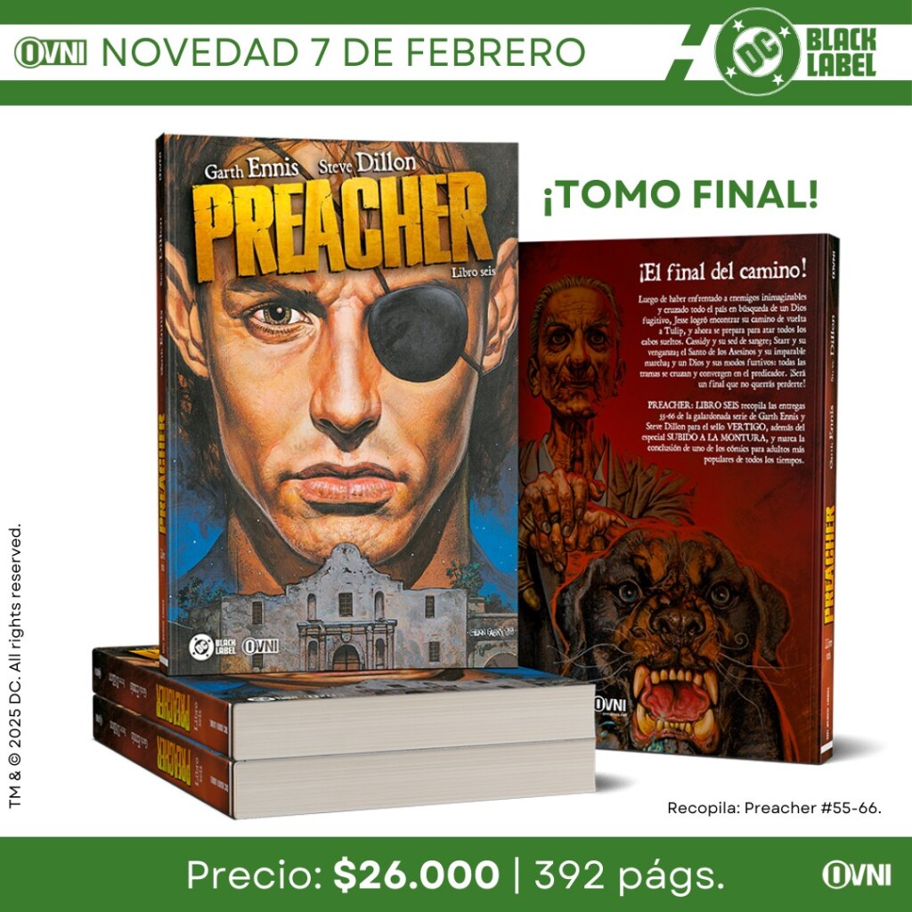 Lanzamiento Preacher Libro Seis