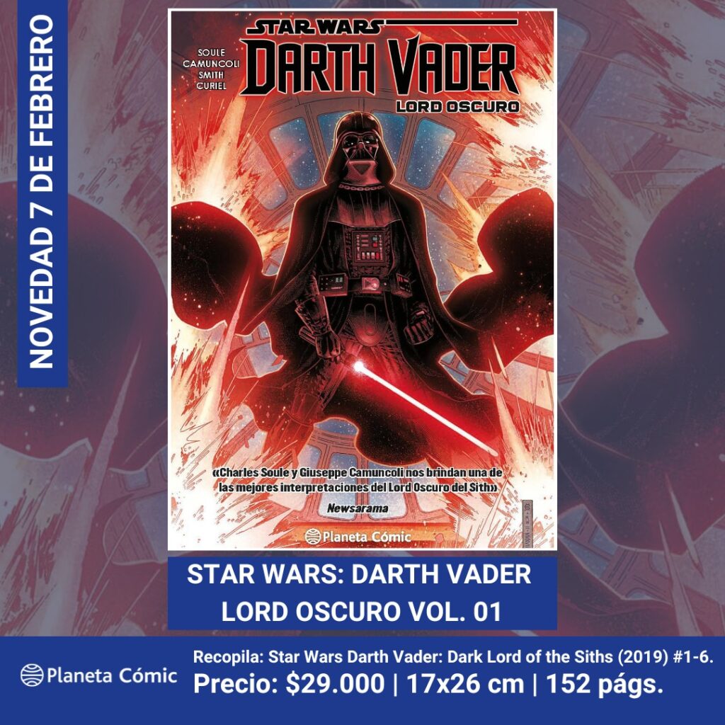 Lanzamiento Star Wars Darth Lord Oscuro Vol. 1