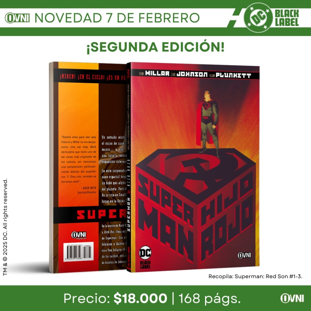 Lanzamiento Superman Hijo Rojo Segunda Edicion