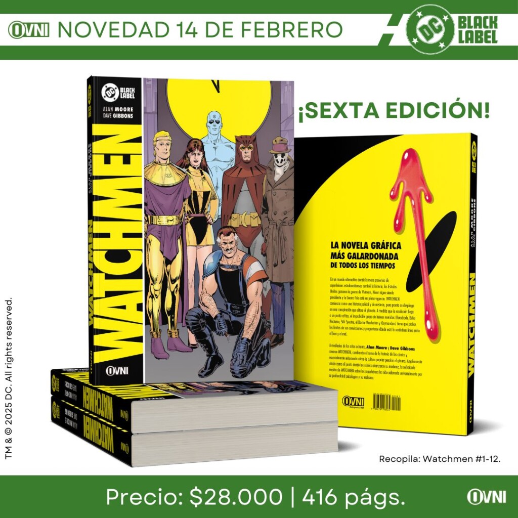 Lanzamiento Watchmen Sexta Edicion