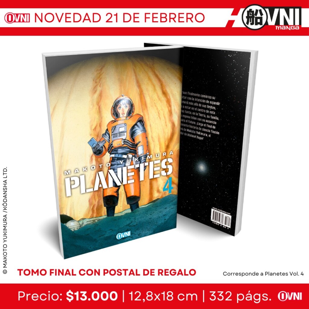 Lazamiento Planetes Vol. 4 Tomo Final