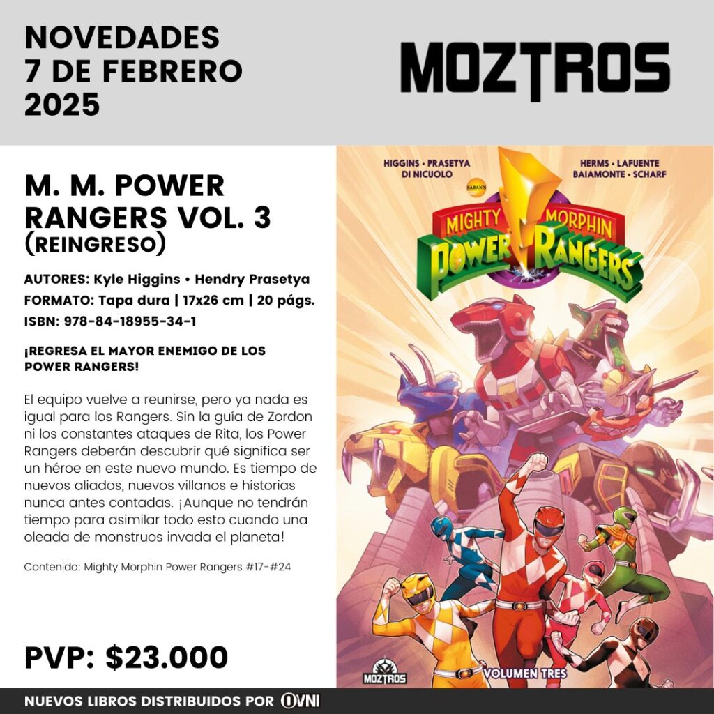 Mighty Morphin Power Rangers Vol 3 Reingreso