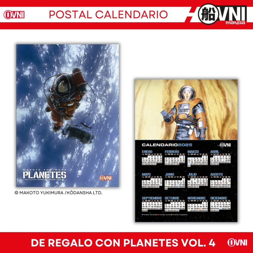 Postal Calendario Planetes Vol. 4