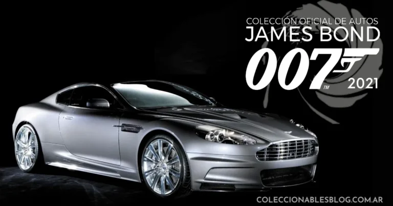 Coleccion James Bond 2021 1 La colección oficial a escala 1/43 de los autos de la icónica película del agente 007 está de vuelta. Con 22 entregas quincenales, cada réplica viene con una tapa acrílica, base expositora con diorama y un fascículo. Fabricado por Universal Hobbies y distribuido por Brhiet.