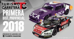 colección de Planeta DeAgostini de Turismo Carretera en zona provincial