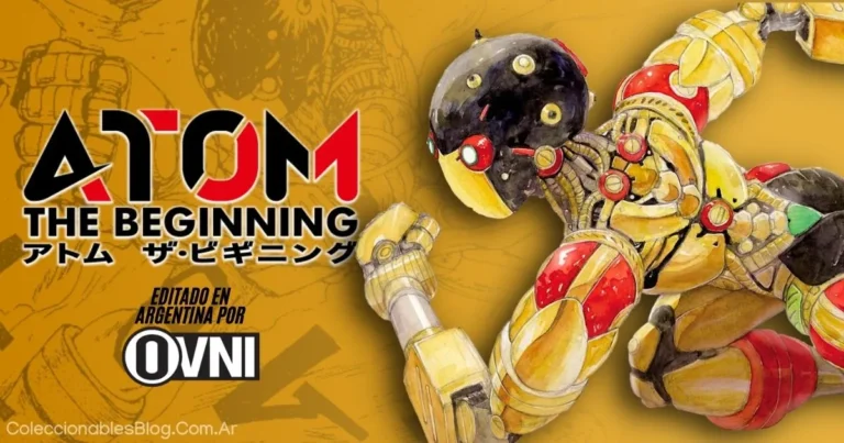Atom: The Beginning 8 The Beginning, una precuela de Astro Boy, escrita y dibujada por Tetsuro Kasahara con la contribución de Makoto Tezuka y Masami Yūki. Licenciado y publicado en Argentina por Ovni Press en formato B6 con sobrecubierta.