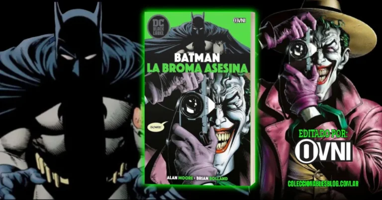 La Broma Asesina 54 Descubre la edición absoluta/noir de Batman: La Broma Asesina, un cómic de Alan Moore y Brian Bolland que explora los orígenes y la psicología del Joker, además de mostrar la compleja relación con Batman. Publicado por DC Black Label y Ovni Press, esta edición incluye extras exclusivos y está disponible en tomo único y reedición. Conoce la historia que marcó un antes y un después en el mundo del cómic y del cine de superhéroes
