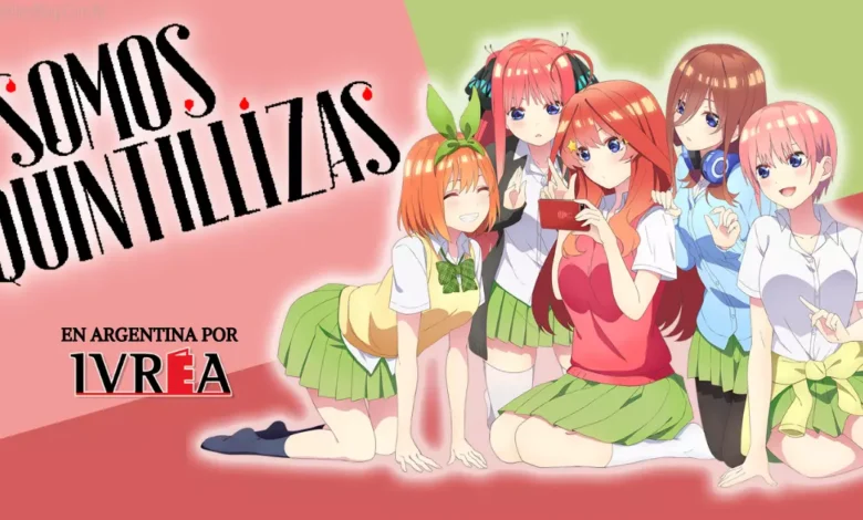 SOMOS QUINTILLIZAS (GO-TOUBUN NO HANAYOME) EDITORIAL IVREA ARGENTINA